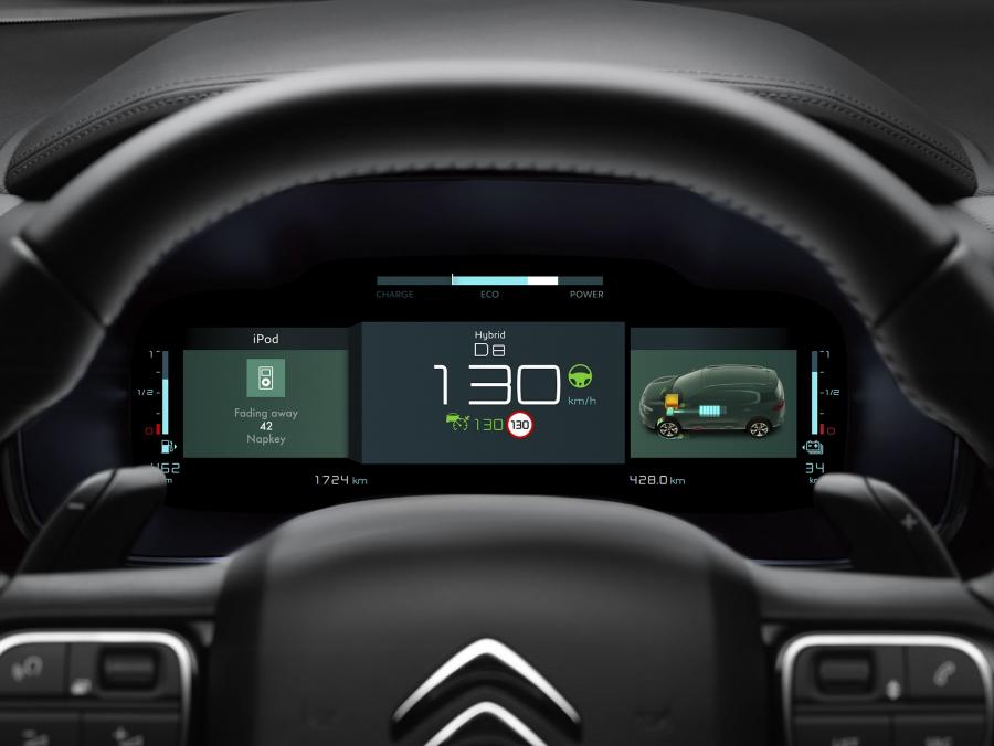 Панель приборов Citroen C5 Aircross SUV Hybrid 2019 года  (WW) (фото 40 из 49)